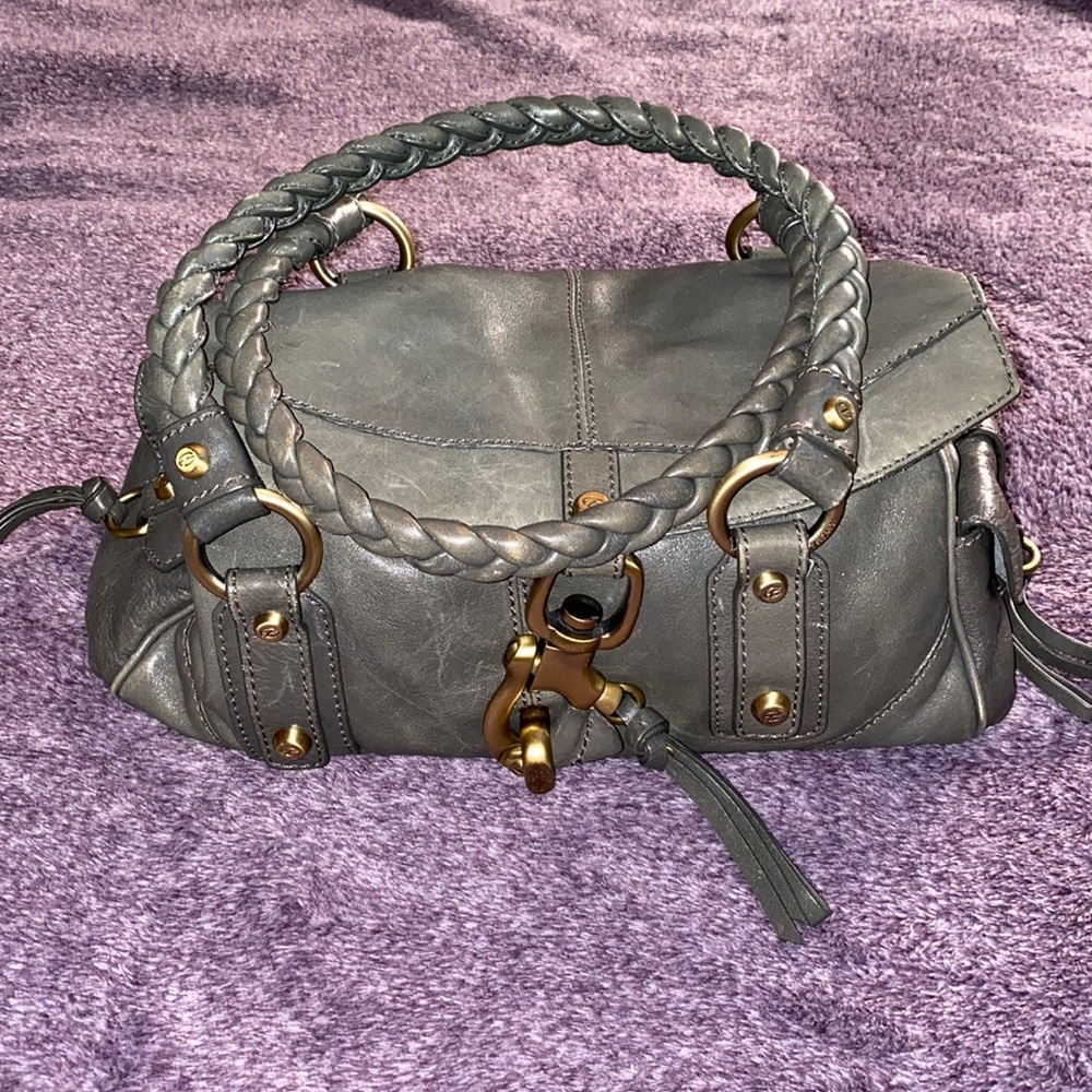 Francesco Biasia gray purse